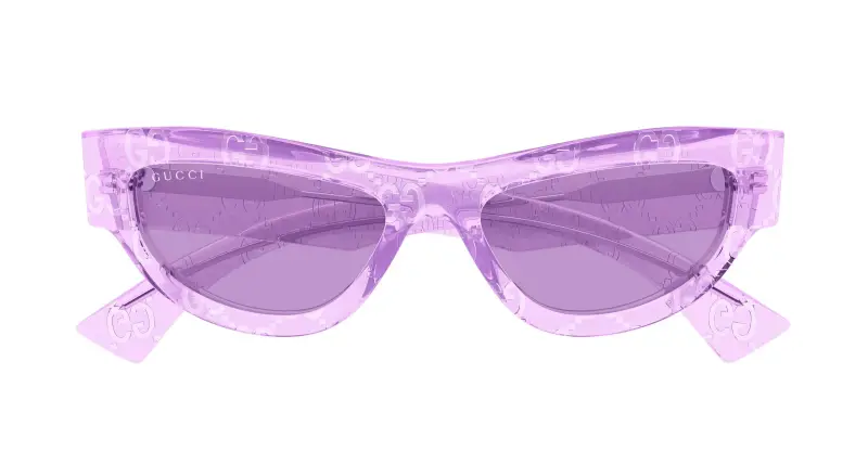 Gucci Occhiali da sole Donna Viola 3535409 miniatura 2