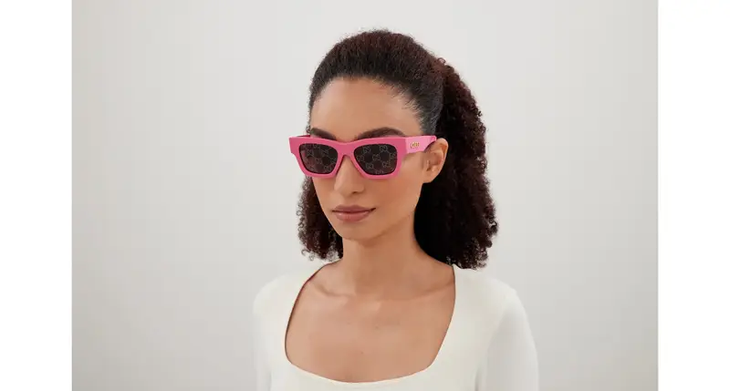 Gucci Occhiali da sole Donna Fucsia 881005 miniatura 3