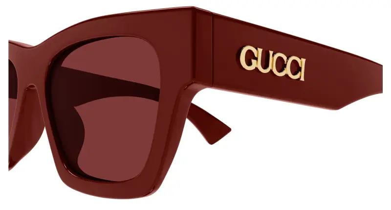 Gucci Occhiali da sole Donna Bordeaux 3529829 miniatura 3