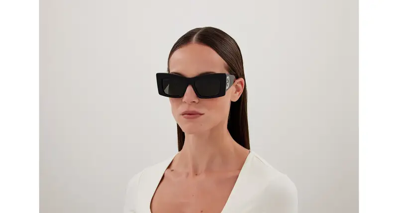 Gucci Occhiali da sole Donna Grigio 880785 miniatura 3