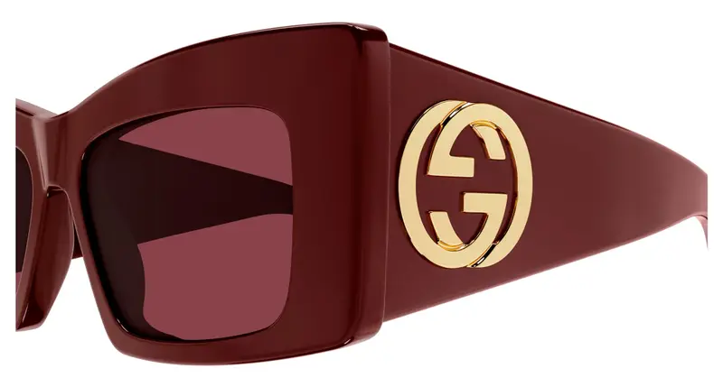 Gucci Occhiali da sole Donna Bordeaux 880897 miniatura 2