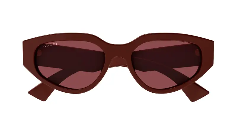 Gucci Occhiali da sole Donna Bordeaux 3529828 miniatura 2