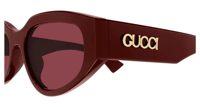 Gucci Occhiali da sole Donna Bordeaux 3529828 miniatura 3