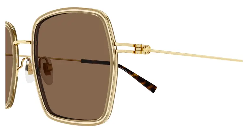 Gucci Occhiali da sole Donna Beige 880888 miniatura 2