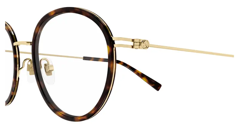 Gucci Donna GG1851O 002 Montature da vista Iniettato Havana Trasparente Rotonda miniatura 2