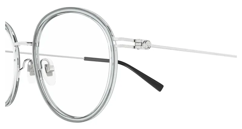 Gucci Donna GG1851O 003 Montature da vista Iniettato Grigio Trasparente Rotonda miniatura 2