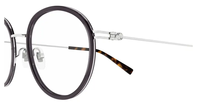 Gucci Donna GG1851O 004 Montature da vista Iniettato Marrone Trasparente Rotonda miniatura 2