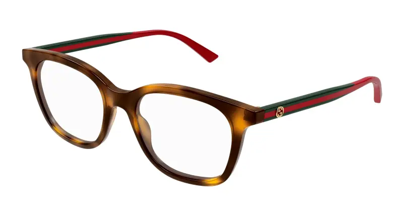 Donna GG1864O 002 Montature da vista Acetato Havana Trasparente Squadrata