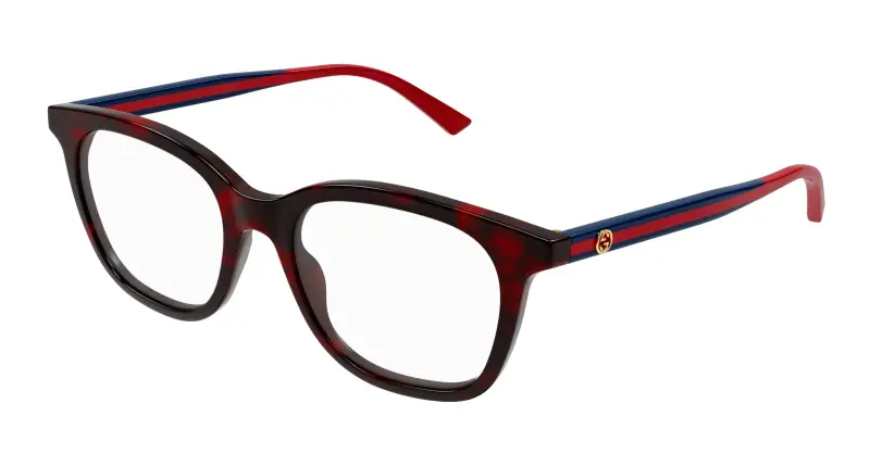 Donna GG1864O 003 Montature da vista Acetato Havana Trasparente Squadrata