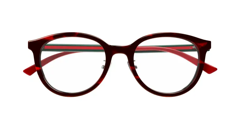 Donna GG1867OK 003 Montature da vista Acetato Havana Trasparente Rotonda miniatura 2