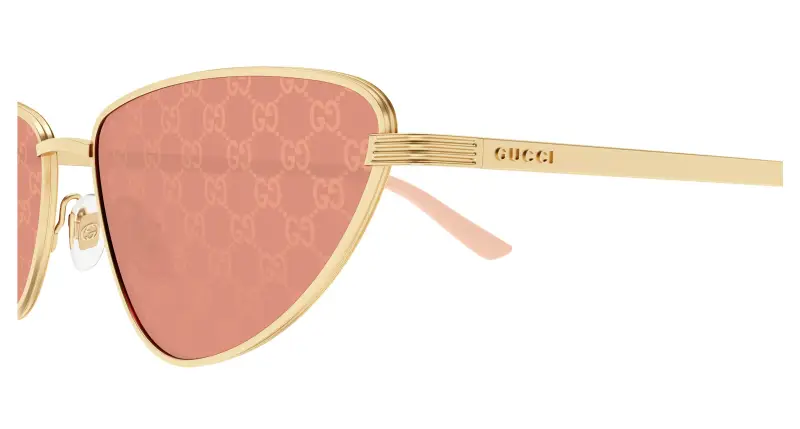Gucci Occhiali da sole Donna Oro 3533885 miniatura 3