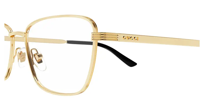 Donna GG1880O 001 Montature da vista Metallo Oro Trasparente Cat Eye miniatura 3