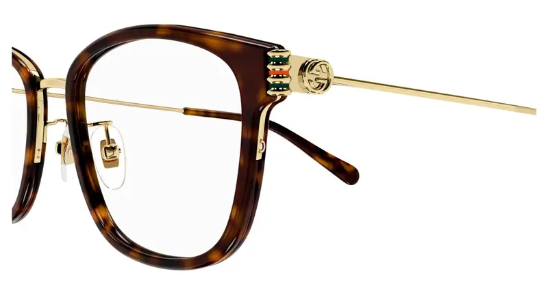 Gucci Donna GG1886OA 002 Montature da vista Acetato Havana Trasparente Rotonda miniatura 2