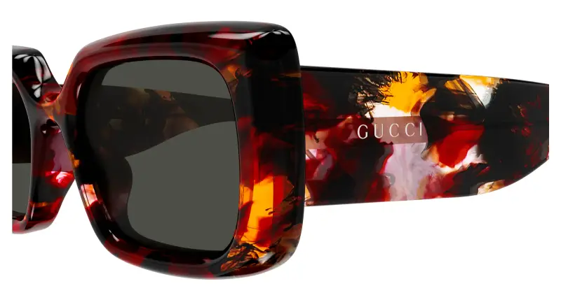 Gucci Occhiali da sole Donna Bordeaux 3529826 miniatura 3