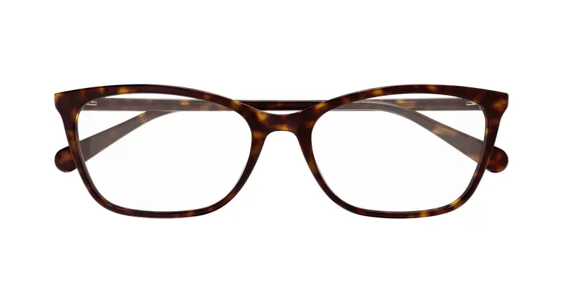 Donna GG1930O 002 Montature da vista Acetato Havana Trasparente Squadrata miniatura 2