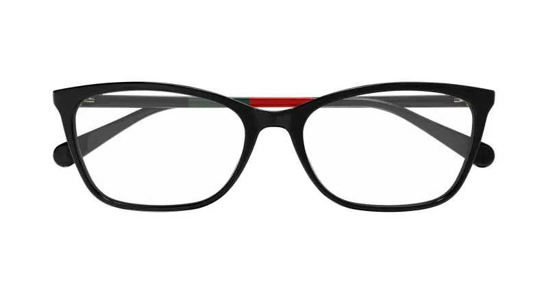 Donna GG1930O 003 Montature da vista Acetato Nero Trasparente Squadrata miniatura 2