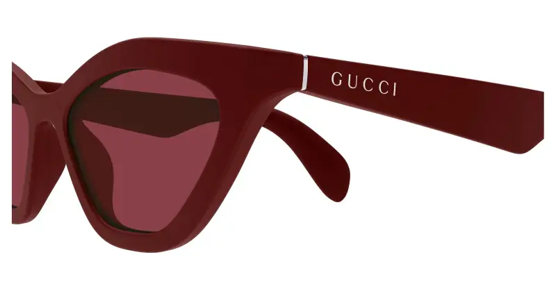 Gucci Occhiali da sole Donna Bordeaux 3529825 miniatura 3
