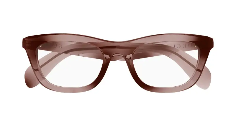 Donna GG1932O 002 Montature da vista Iniettato Havana Trasparente Cat Eye miniatura 2