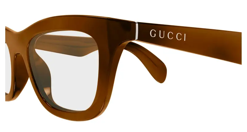 Donna GG1932O 003 Montature da vista Iniettato Havana Trasparente Cat Eye miniatura 3