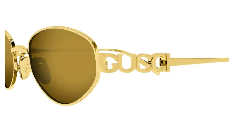 Gucci Occhiali da sole Donna Oro 3408345 miniatura 3