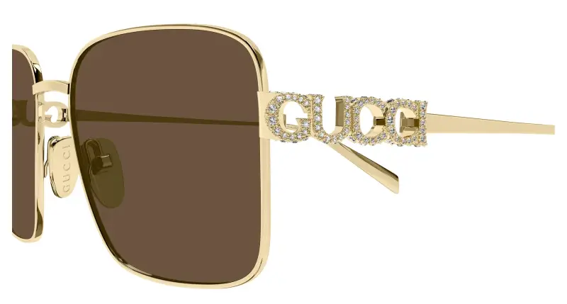 Gucci Occhiali da sole Donna Marrone 3533877 miniatura 3