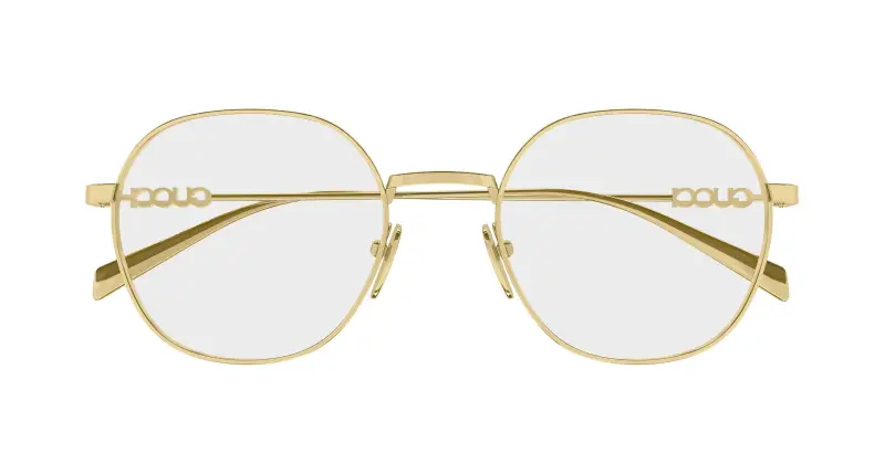 Donna GG1939O 001 Montature da vista Metallo Oro Trasparente Rotonda miniatura 2