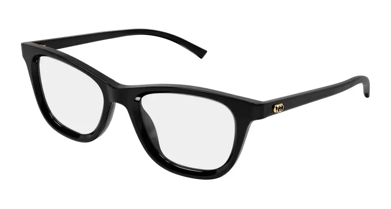 Donna GG1945O 001 Montature da vista Acetato Nero Trasparente Cat Eye