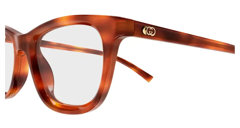 Donna GG1945O 002 Montature da vista Acetato Havana Trasparente Cat Eye miniatura 3