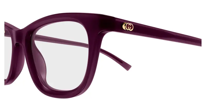 Donna GG1945O 004 Montature da vista Acetato Viola Trasparente Cat Eye miniatura 3