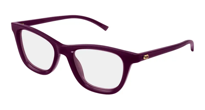 Donna GG1945O 004 Montature da vista Acetato Viola Trasparente Cat Eye