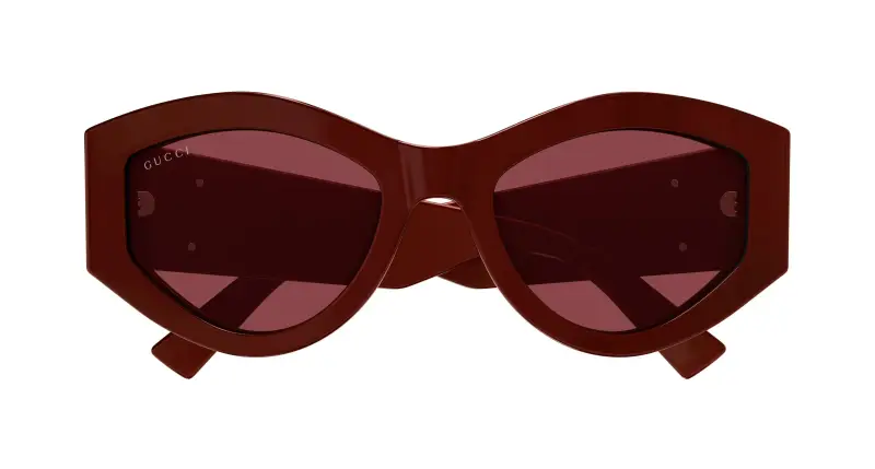 Gucci Occhiali da sole Donna Bordeaux 3529823 miniatura 2