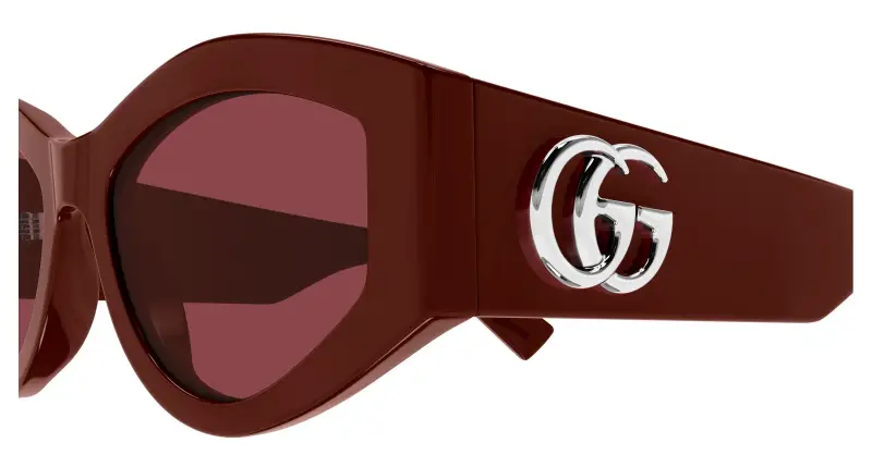 Gucci Occhiali da sole Donna Bordeaux 3529823 miniatura 3