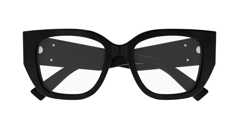 Donna GG1952O 001 Montature da vista Acetato Nero Trasparente Farfalla miniatura 2