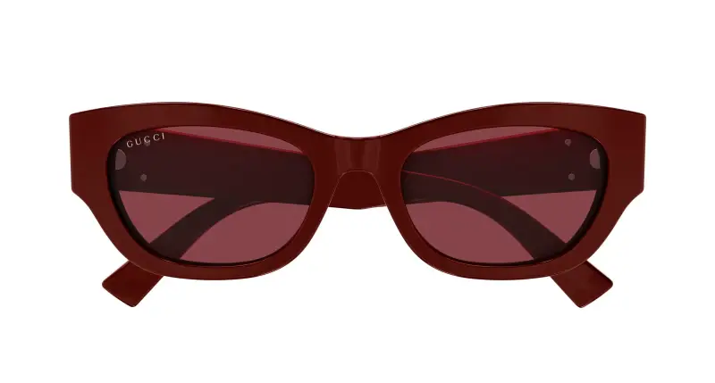 Gucci Occhiali da sole Donna Bordeaux 3529820 miniatura 2
