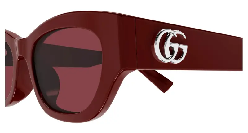 Gucci Occhiali da sole Donna Bordeaux 3529820 miniatura 3