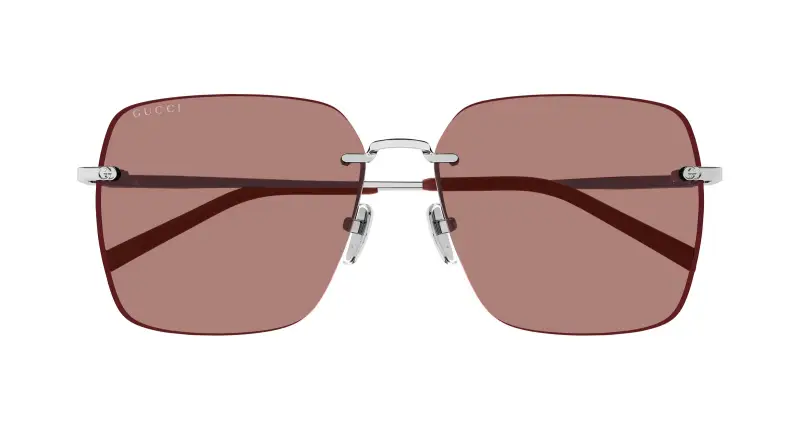 Gucci Occhiali da sole Donna Argento 3529559 miniatura 2