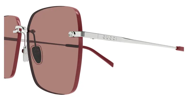 Gucci Occhiali da sole Donna Argento 3529559 miniatura 3