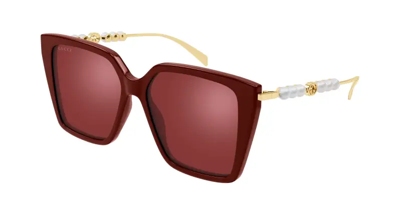 Gucci Occhiali da sole Donna Rosso 3529819