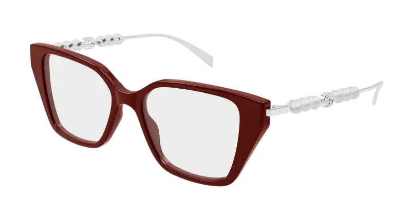 Donna GG1969O 004 Montature da vista Acetato Bordeaux Trasparente Cat Eye