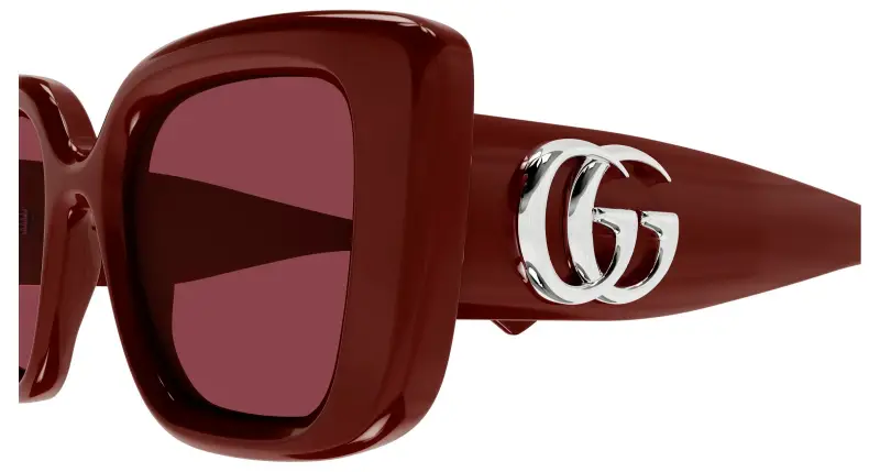 Gucci Occhiali da sole Donna Bordeaux 3529815 miniatura 3