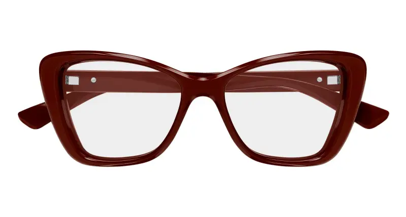 Donna GG1977O 004 Montature da vista Iniettato Bordeaux Trasparente Cat Eye miniatura 2