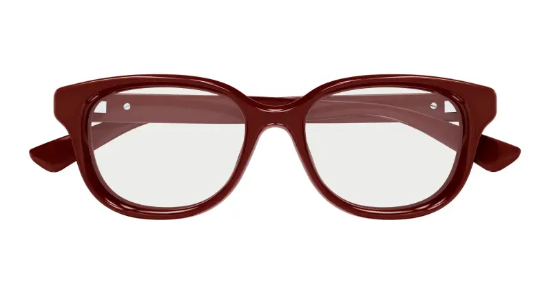 Donna GG1978O 003 Montature da vista Iniettato Bordeaux Trasparente Squadrata miniatura 2