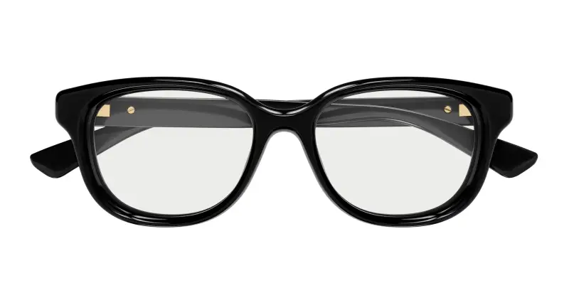 Donna GG1978O 005 Montature da vista Iniettato Nero Trasparente Squadrata miniatura 2