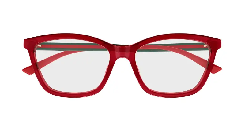 Donna GG1989O 004 Montature da vista Acetato Bordeaux Trasparente Cat Eye miniatura 2