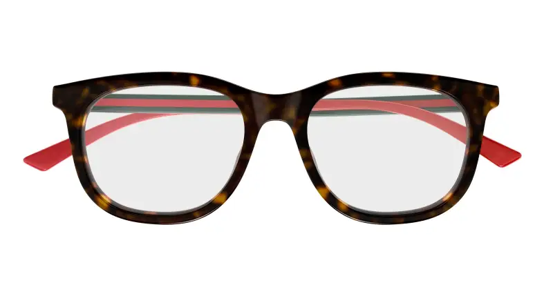 Donna GG1990O 002 Montature da vista Acetato Havana Trasparente Squadrata miniatura 2