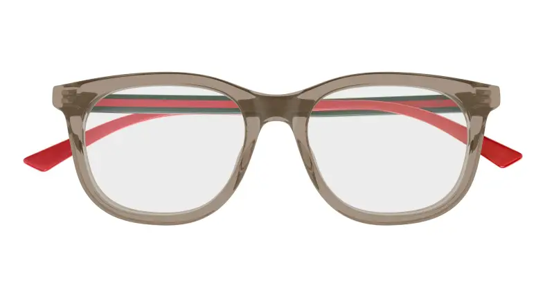 Donna GG1990O 003 Montature da vista Acetato Marrone Trasparente Squadrata miniatura 2