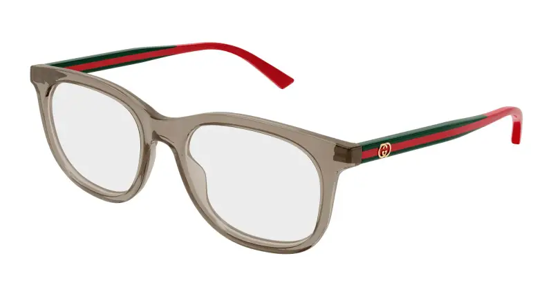 Donna GG1990O 003 Montature da vista Acetato Marrone Trasparente Squadrata