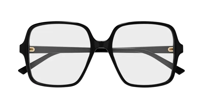 Donna GG1994O 001 Montature da vista Acetato Nero Trasparente Squadrata miniatura 2