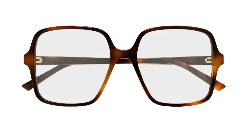 Donna GG1994O 002 Montature da vista Acetato Havana Trasparente Squadrata miniatura 2