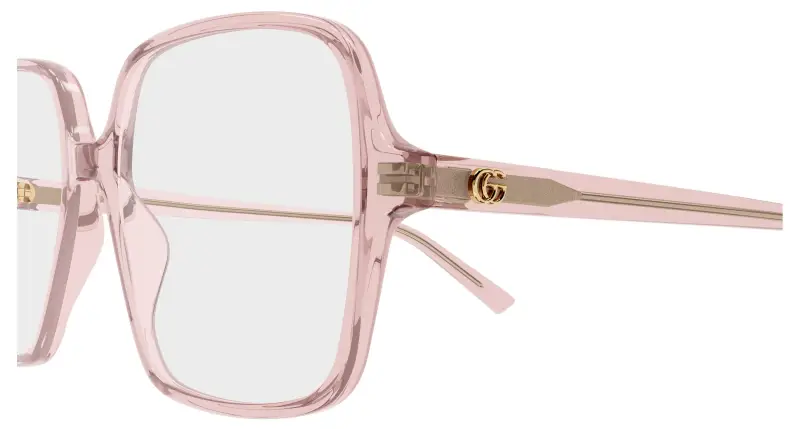 Donna GG1994O 003 Montature da vista Acetato Rosa Trasparente Squadrata miniatura 3